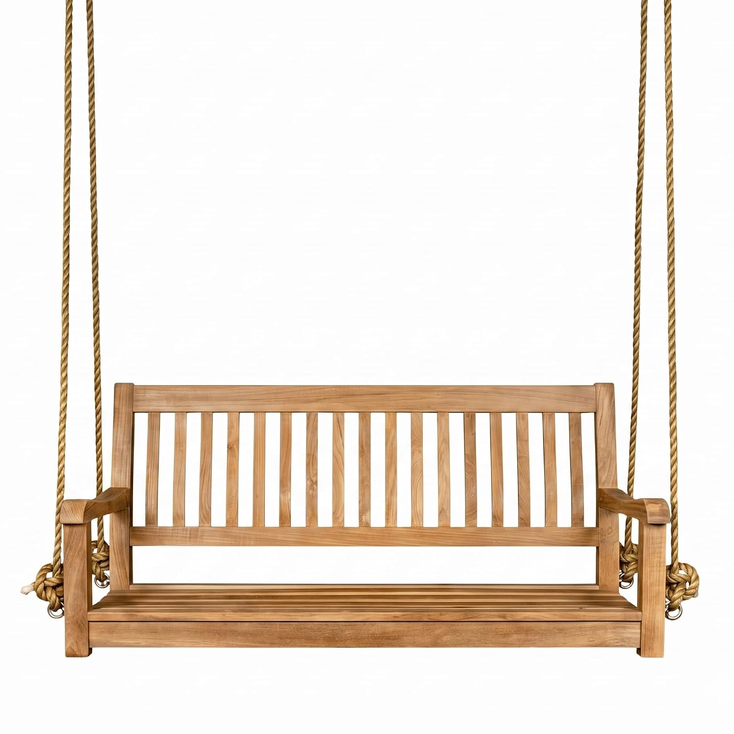 Outdoor Furniture Teak - Grade-A Teak Wood Porch Swing 4ft