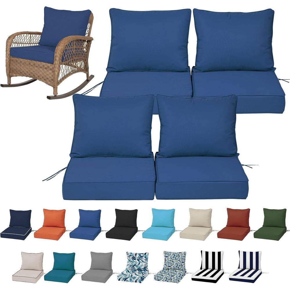 24x24 Outdoor Deep Seat Cushio - Outdoor Furniture Replacement Fabric 评论和价格