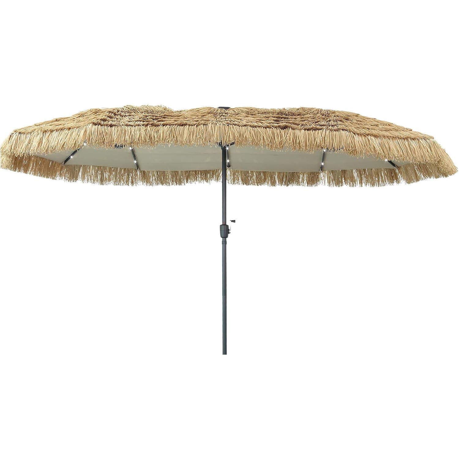 13ft Thatch Umbrella with Sola - Outdoor Furniture For Pool 评论和价格