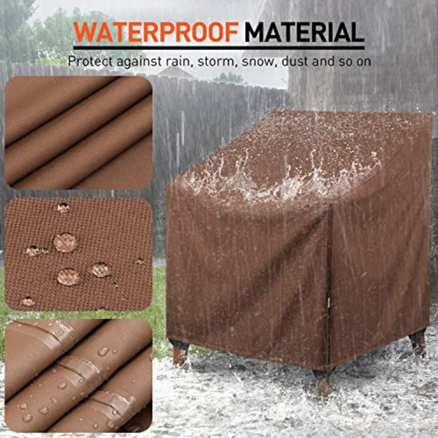 Waterproof Patio Chair Covers, - Outdoor Furniture Cover Waterproof 评论和价格