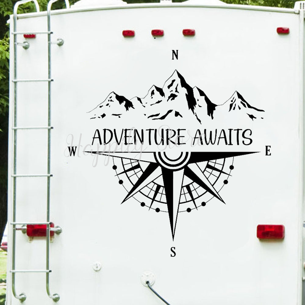 Campervan Stickers Adventure A - Outdoor Furniture Ideas 评论和价格