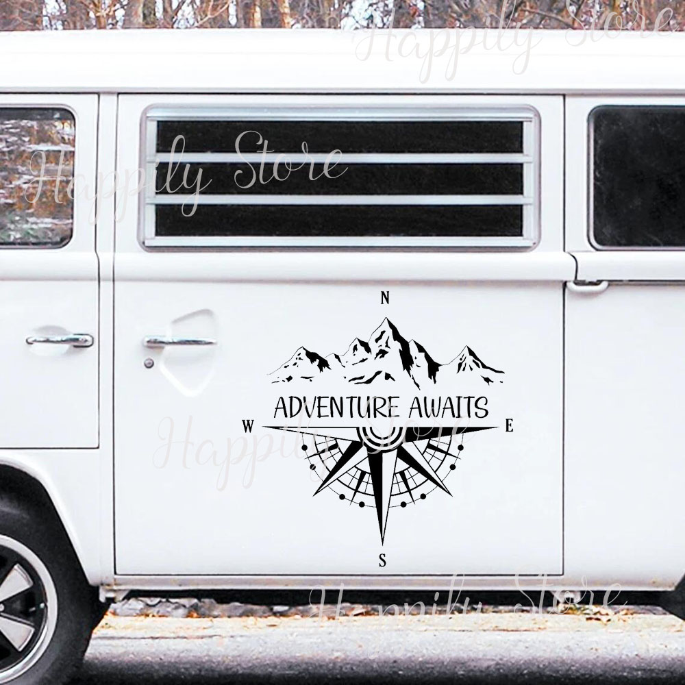 Campervan Stickers Adventure A - Outdoor Furniture Ideas 评论和价格