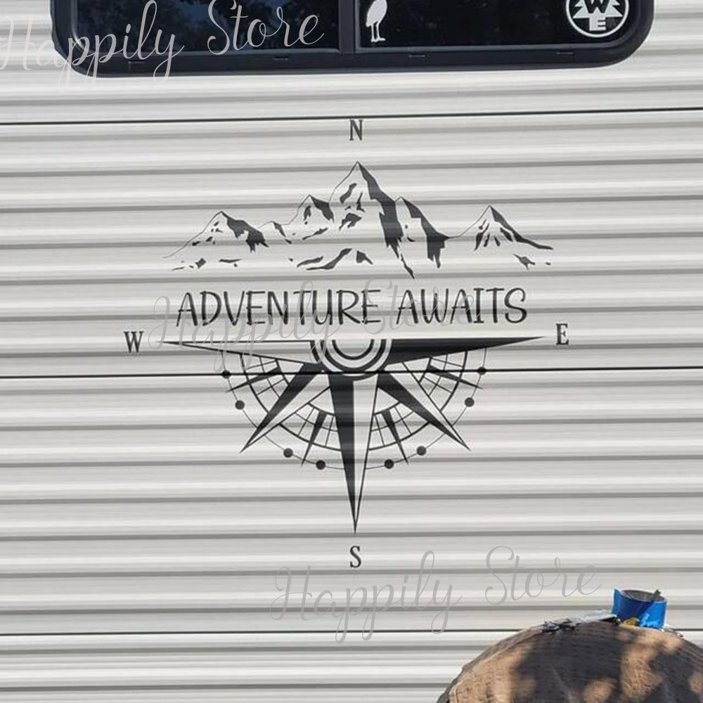 Campervan Stickers Adventure A - Outdoor Furniture Ideas 评论和价格