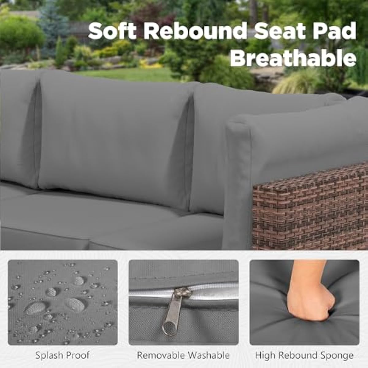 7-piece weather-resistant ratt - Outdoor Furniture Plus 评论和价格