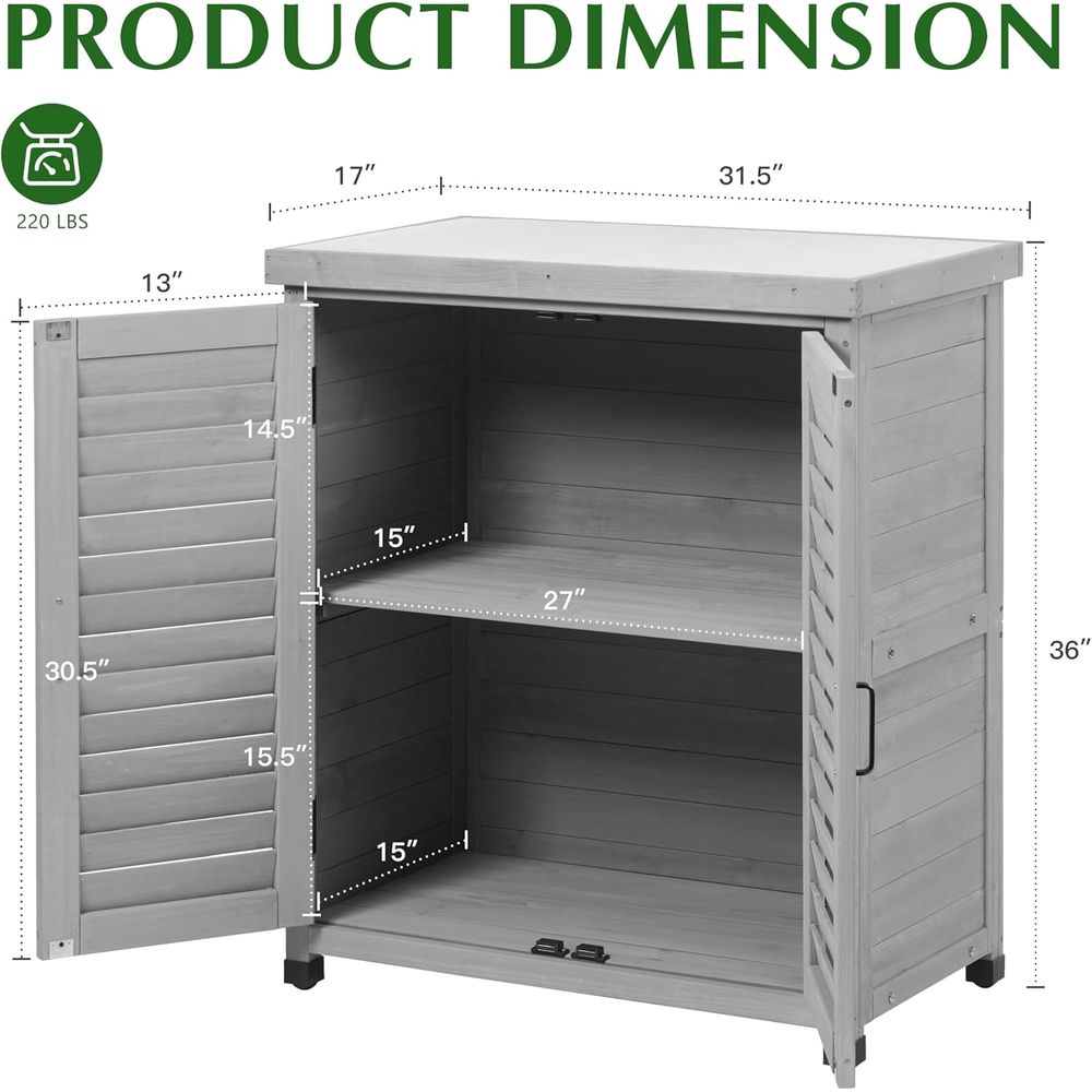 Outdoor Storage Cabinet & Pott - Outdoor Furniture With Storage 评论和价格
