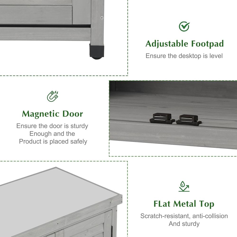 Outdoor Storage Cabinet & Pott - Outdoor Furniture With Storage 评论和价格