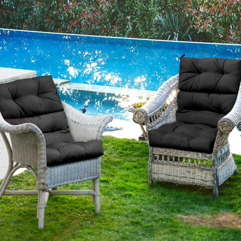 Tufted Outdoor Patio Chair Cus - Outdoor Furniture Cushions 22 X 22 评论和价格