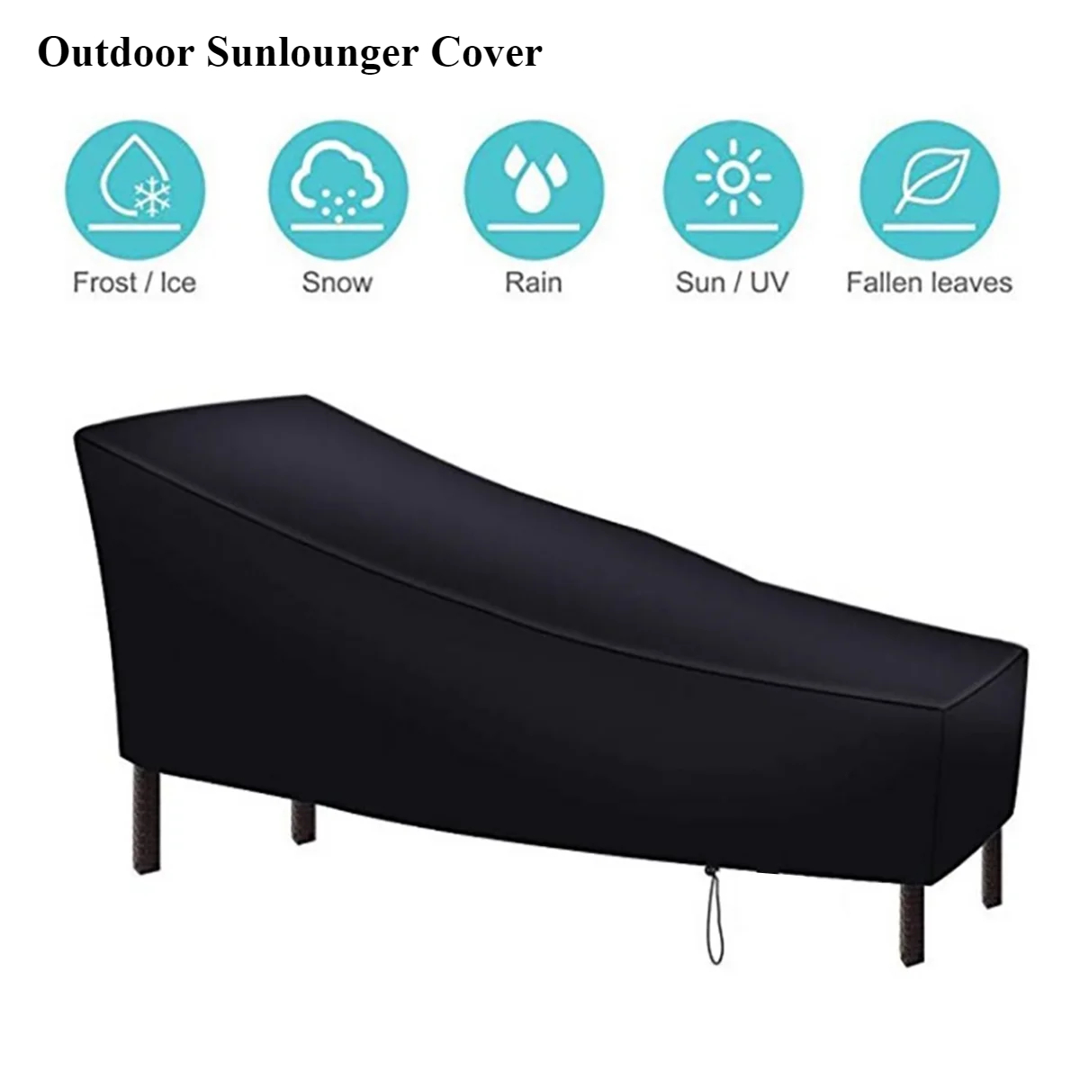 Oxford Fabric Sunlounger Cover - Outdoor Furniture Cover Waterproof 评论和价格