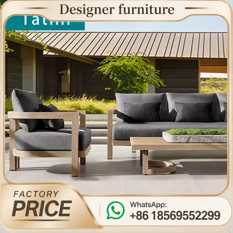 Teak Wood Sofa Set Waterproof  - Outdoor Furniture Teak 评论和价格
