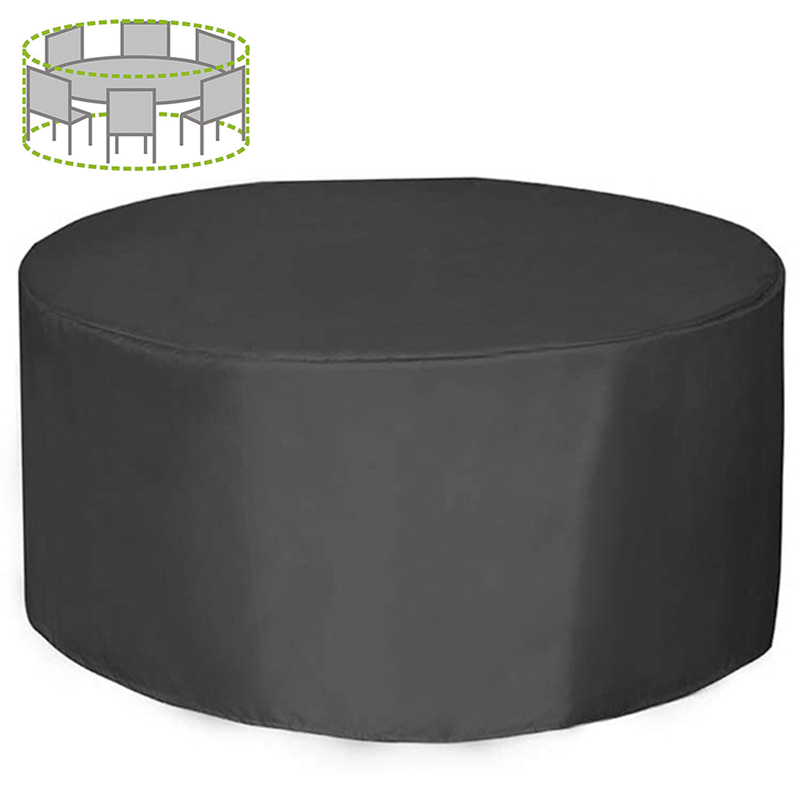 12 Sizes Round Furniture Cover - Outdoor Furniture Cover Waterproof 评论和价格