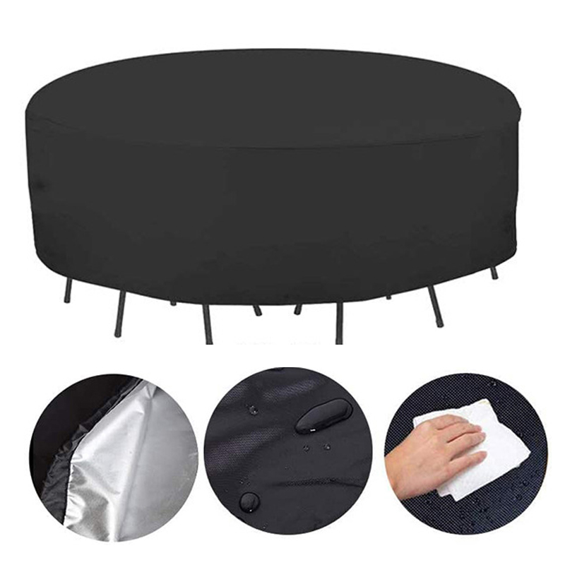 12 Sizes Round Furniture Cover - Outdoor Furniture Cover Waterproof 评论和价格