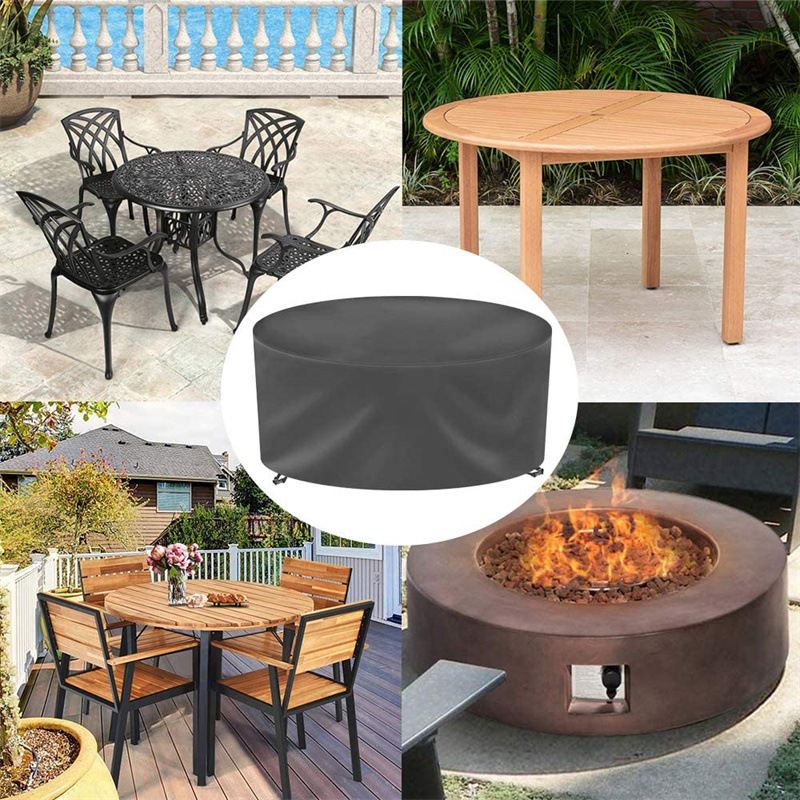 12 Sizes Round Furniture Cover - Outdoor Furniture Cover Waterproof 评论和价格