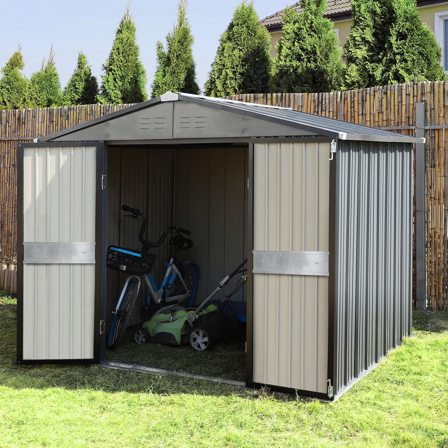 10' x 10' Outdoor Storage Shed - Outdoor Furniture With Storage 评论和价格