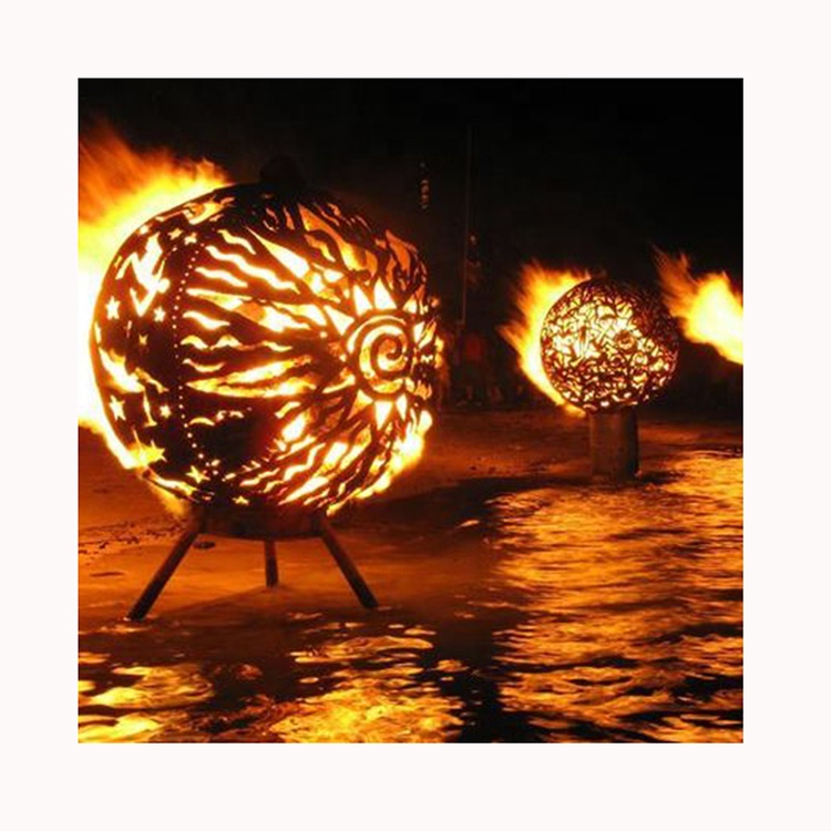 BBQ Fire Bowl Corten Steel Fir - Fire Pit Bowl 评论和价格