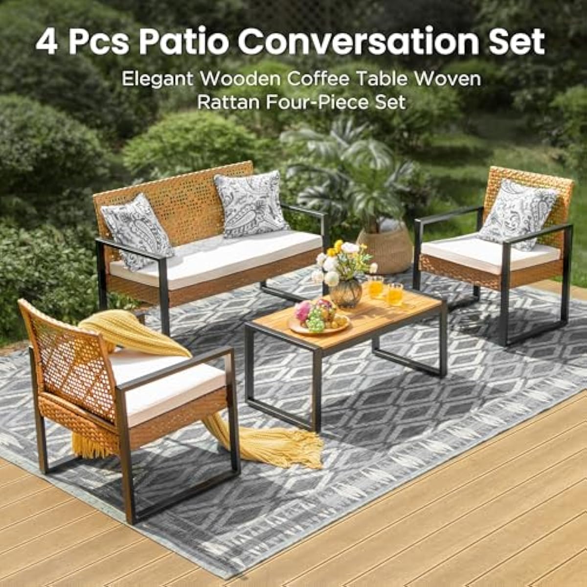 Modern rectangular outdoor con - Outdoor Furniture Plus 评论和价格