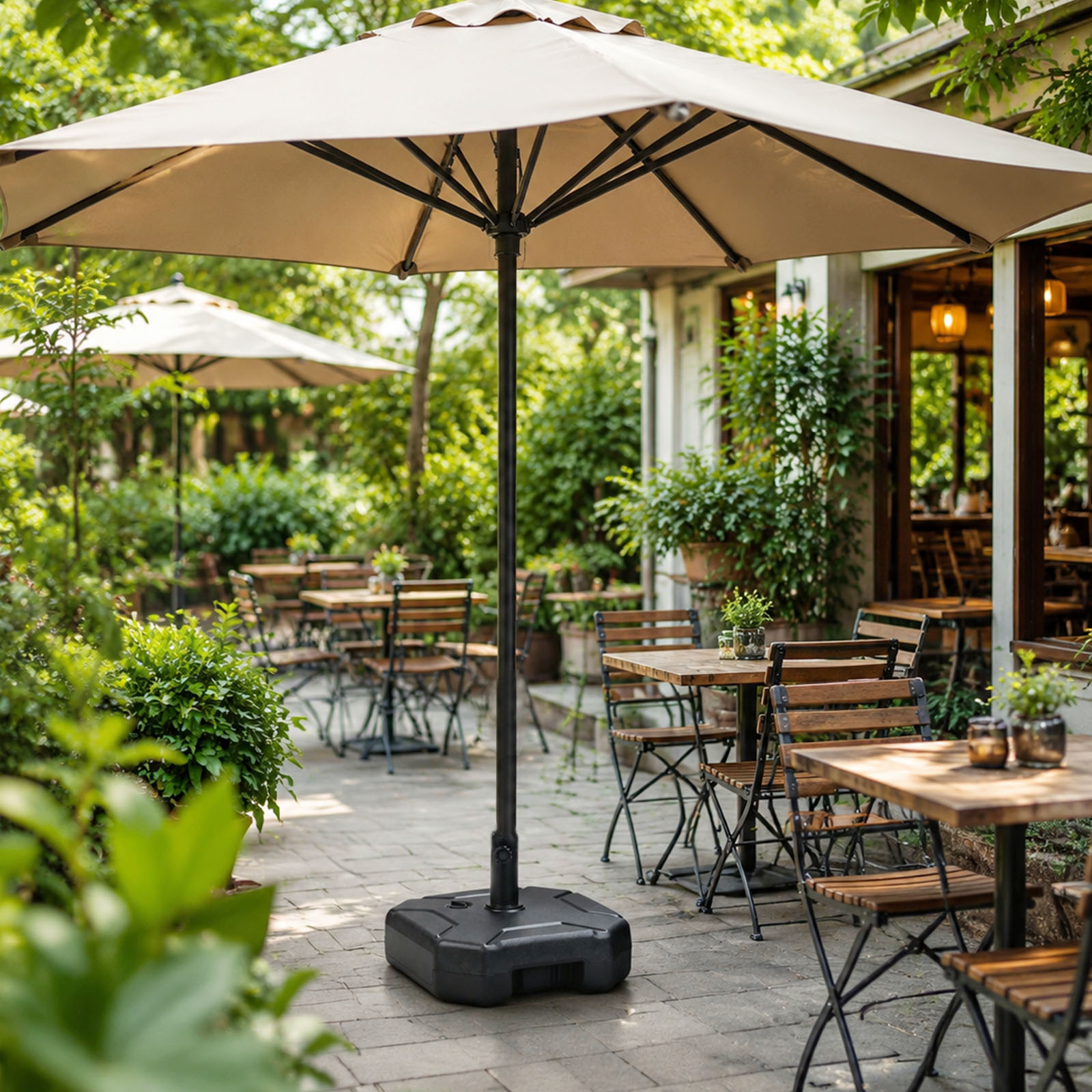 Fillable Patio Umbrella Base S - Outdoor Furniture Teak 评论和价格