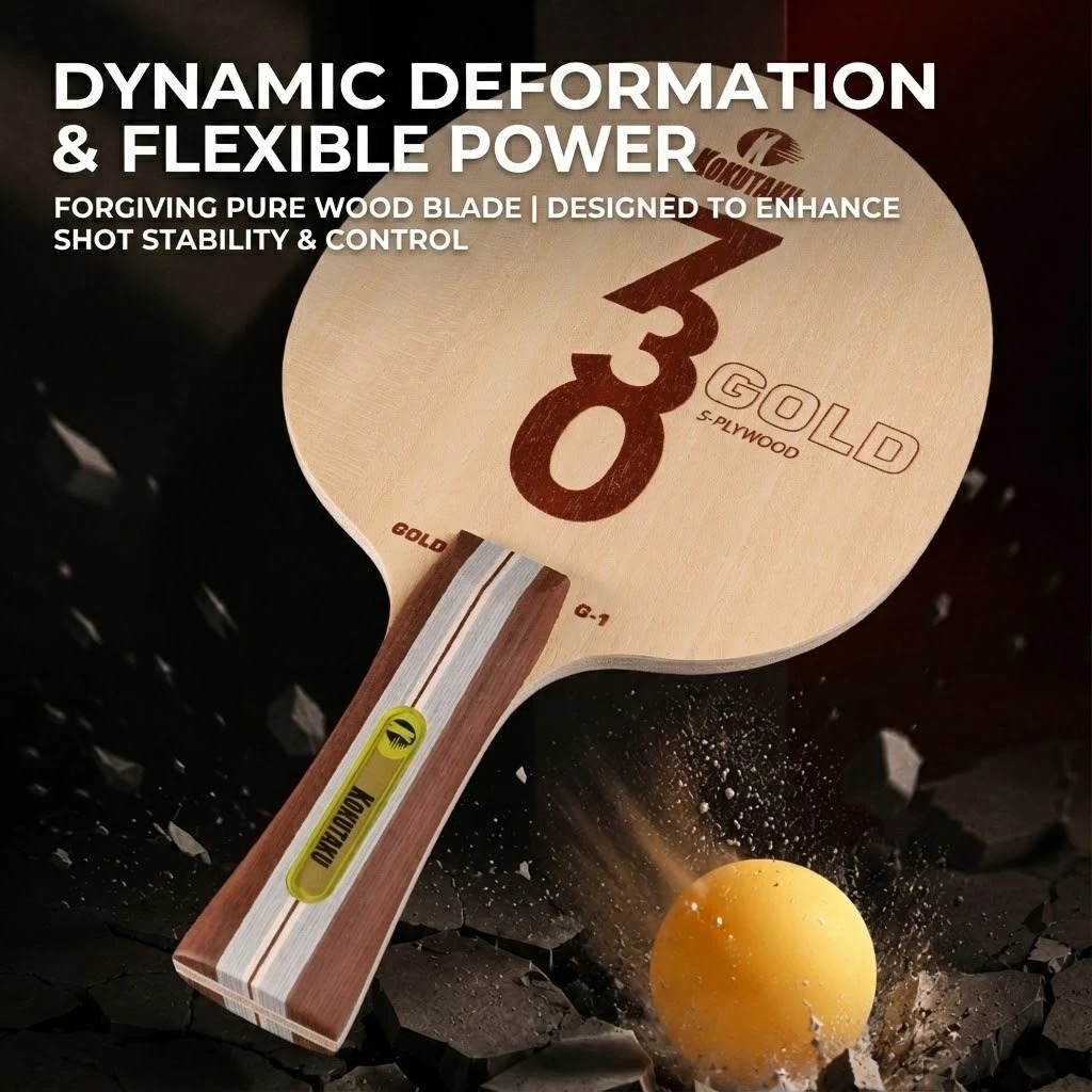Kokutaku Table Tennis Blade FL - Outdoor Furniture Wood 评论和价格