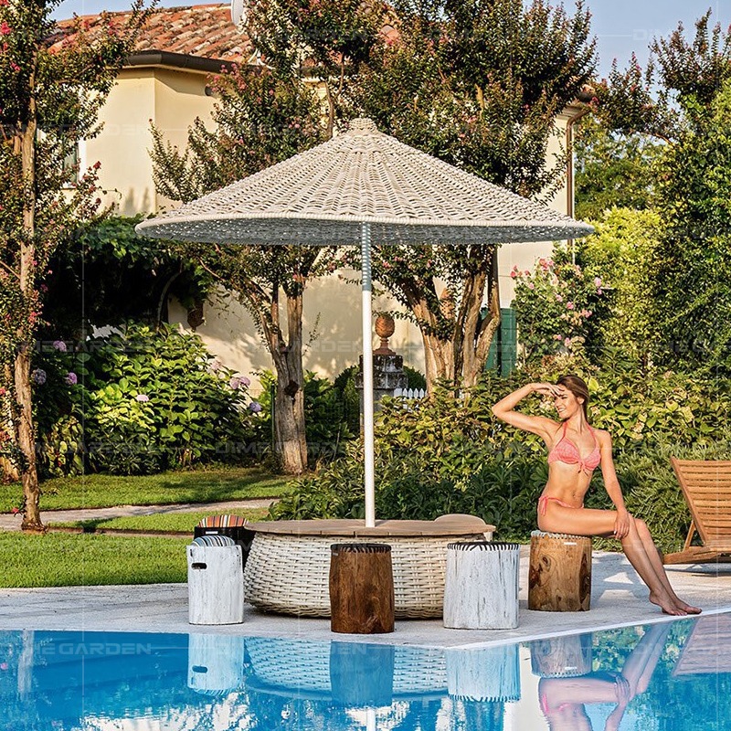 Modern Outdoor Rattan Umbrella - Outdoor Furniture Ideas 评论和价格