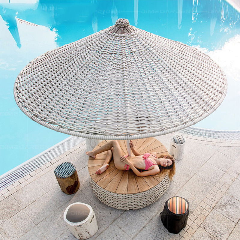 Modern Outdoor Rattan Umbrella - Outdoor Furniture Ideas 评论和价格