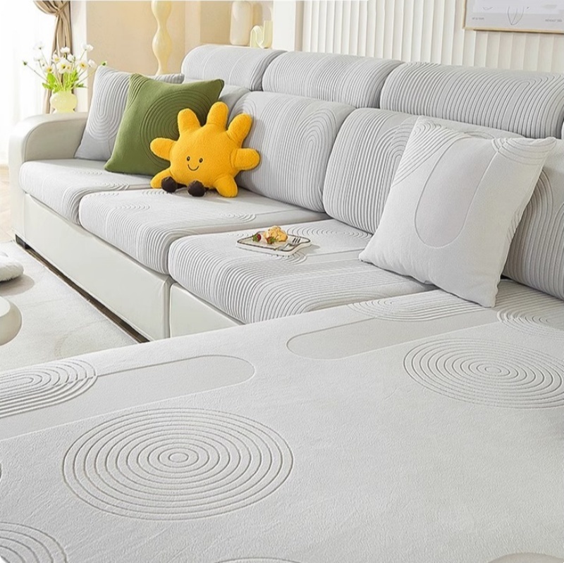 Elastic Jacquard Velvet Sofa C - Outdoor Furniture Plus 评论和价格