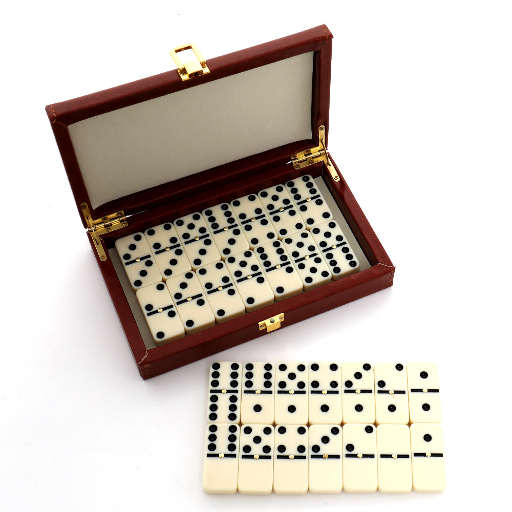 28Pcs Resin Domino Set Classic - Outdoor Furniture Wood 评论和价格