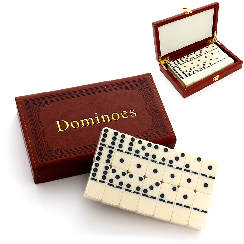 28Pcs Resin Domino Set Classic - Outdoor Furniture Wood 评论和价格