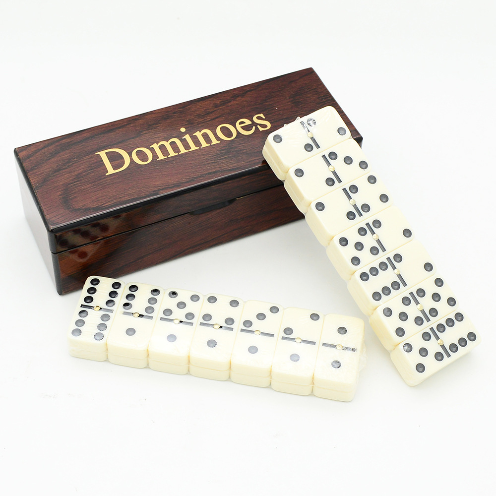 28Pcs Resin Domino Set Classic - Outdoor Furniture Wood 评论和价格