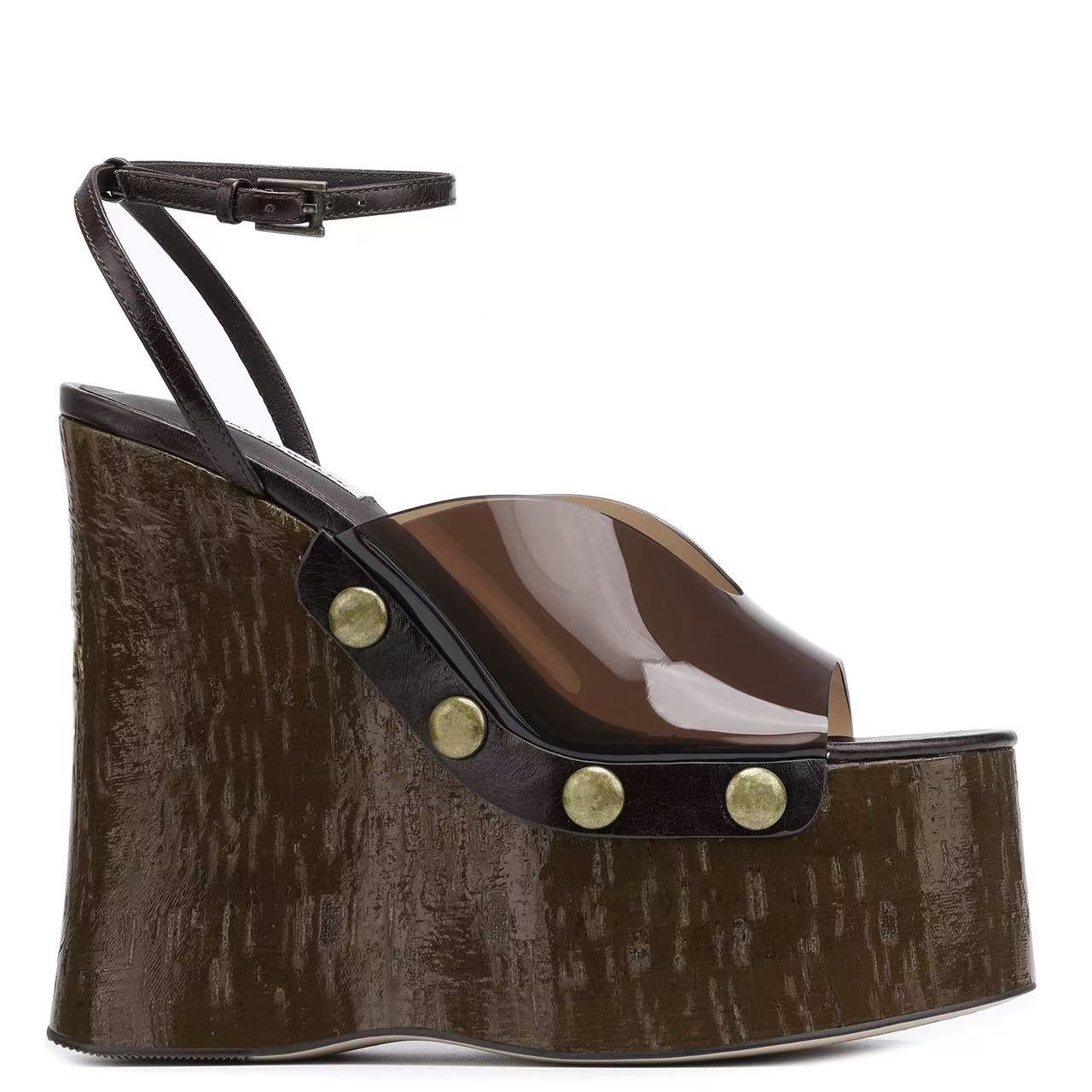 High-heeled 14 cm Thick-heeled - Outdoor Furniture Wood 评论和价格