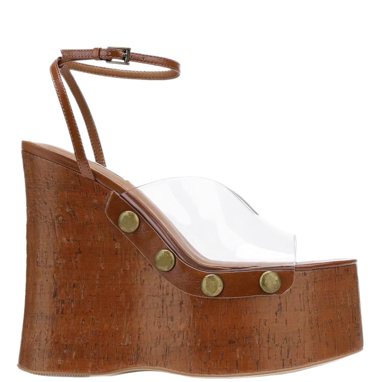 High-heeled 14 cm Thick-heeled - Outdoor Furniture Wood 评论和价格