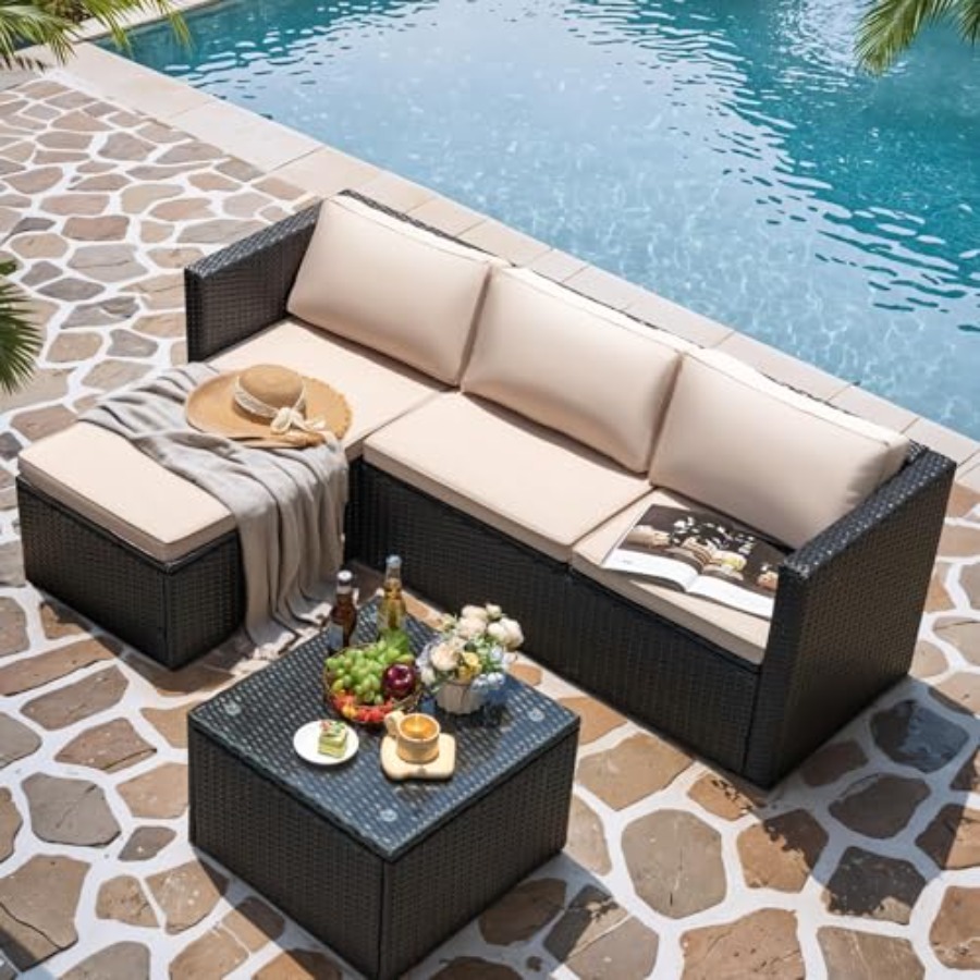 Outdoor patio furniture set: b - Outdoor Furniture Plus 评论和价格