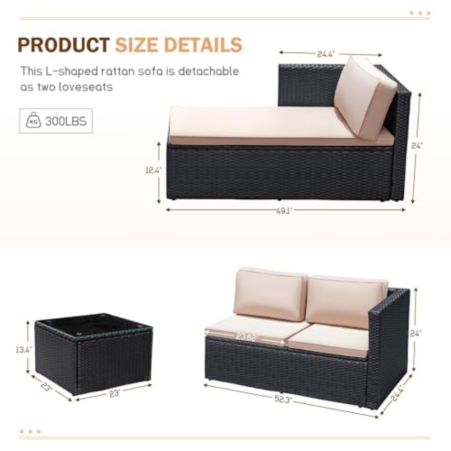 Outdoor patio furniture set: b - Outdoor Furniture Plus 评论和价格