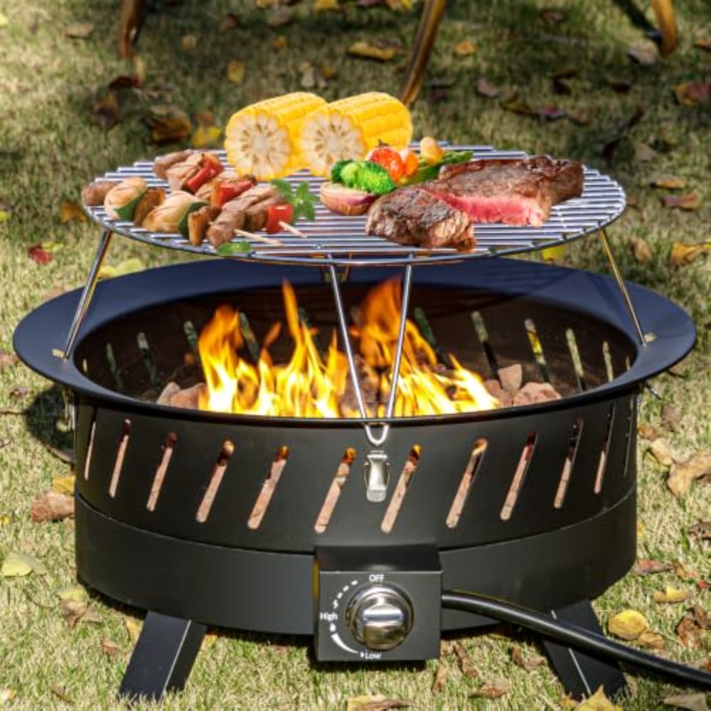 24 inch Portable Propane Fire  - Fire Pit Bowl 评论和价格