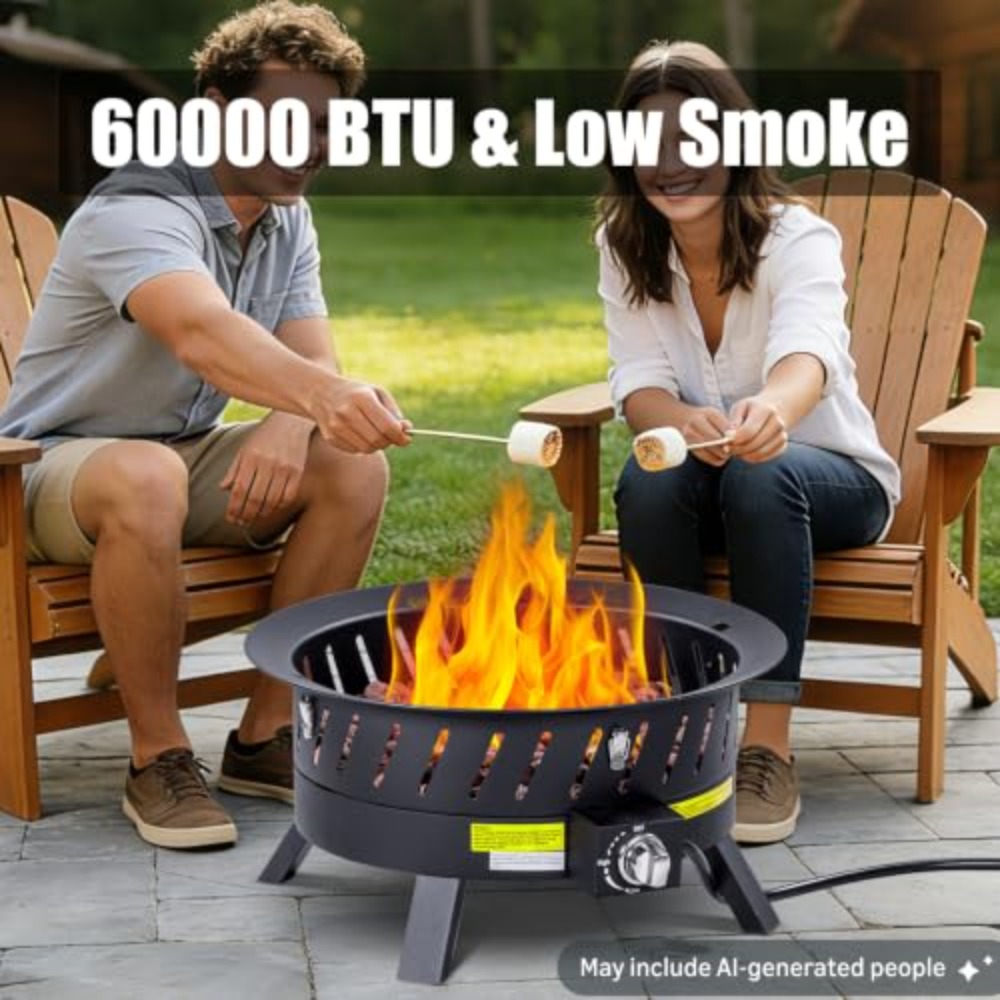 24 inch Portable Propane Fire  - Fire Pit Bowl 评论和价格